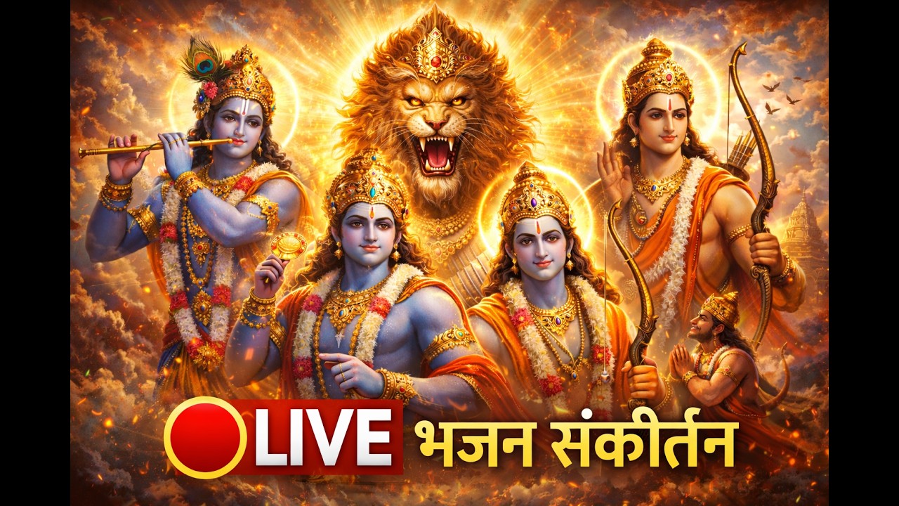 Narasimha Vishnu Ram Krishna Bhajan | सुबह सुनो ये चमत्कारी भजन | Peaceful Bhakti Bhajan |