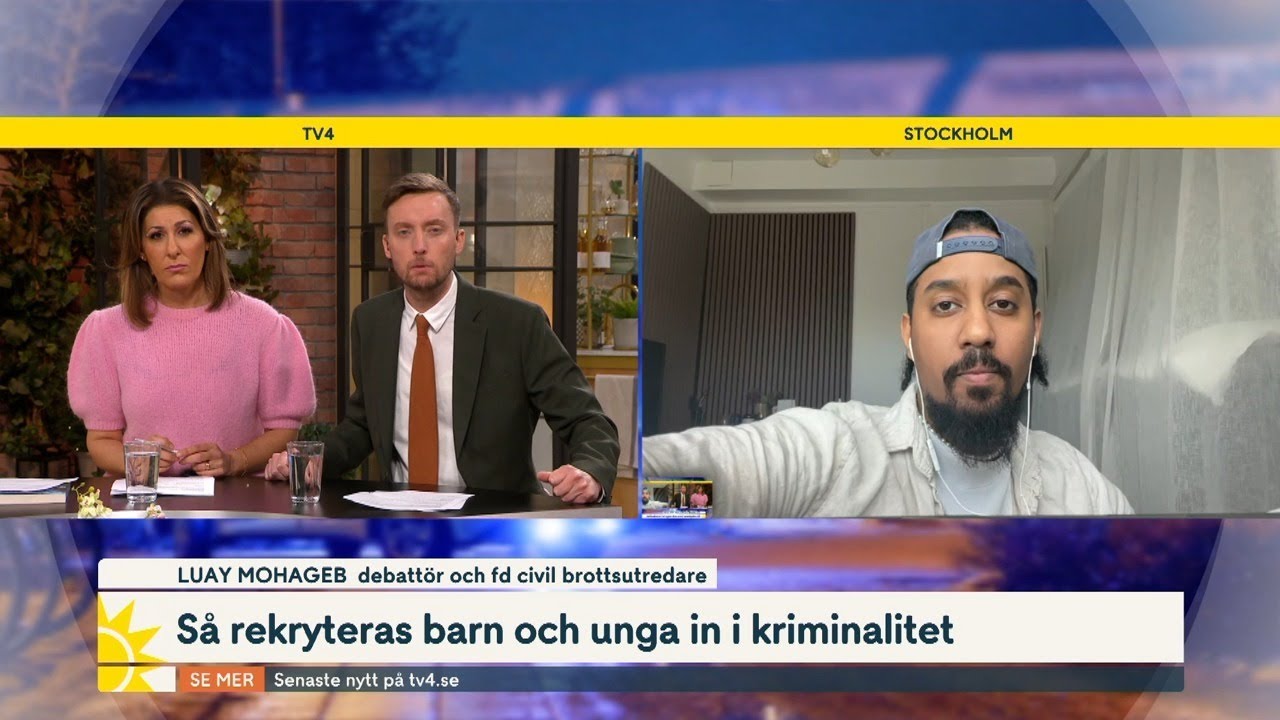 ”Unga är villiga att begå våldsuppdrag för pengar” | Nyhetsmorgon | TV4 & TV4 Play
