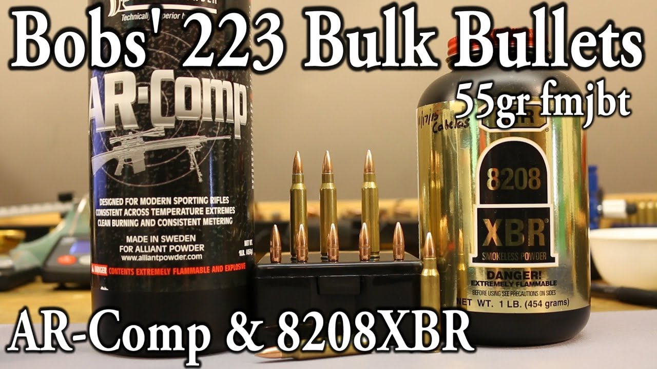 Bobs' 223 Bulk Bullets - AR-Comp and 8208 XBR