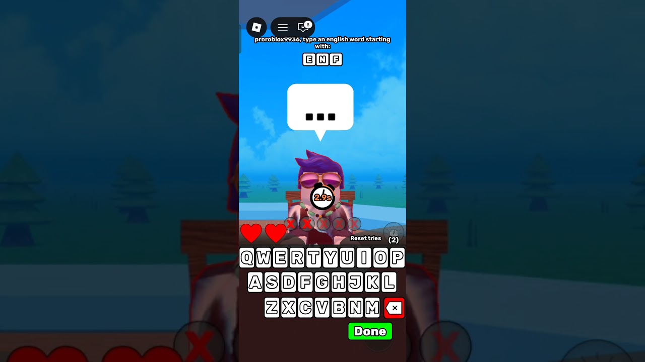 Quick thinking makes the difference.Words speed, and calm focus.Mind game mode on.🎮🧠#roblox#explore 