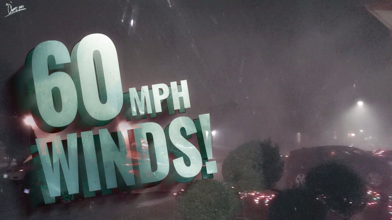 North Texas Storm Rapidly Intensifies With 60mph Winds