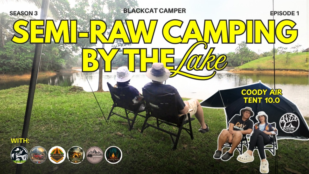 Semi-Raw Camping by the Lake | Coody 10.0 Inflatble Air Tent | GAC GS3 Emzoom
