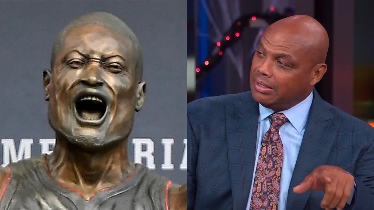 Charles Barkley can't stop roasting the Dwyane Wade statue 😂