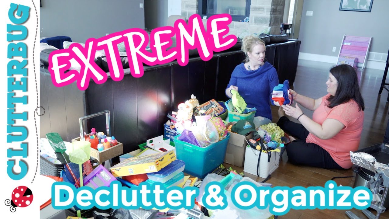 Extreme Declutter and Organize with Me - Messy Makeover #3