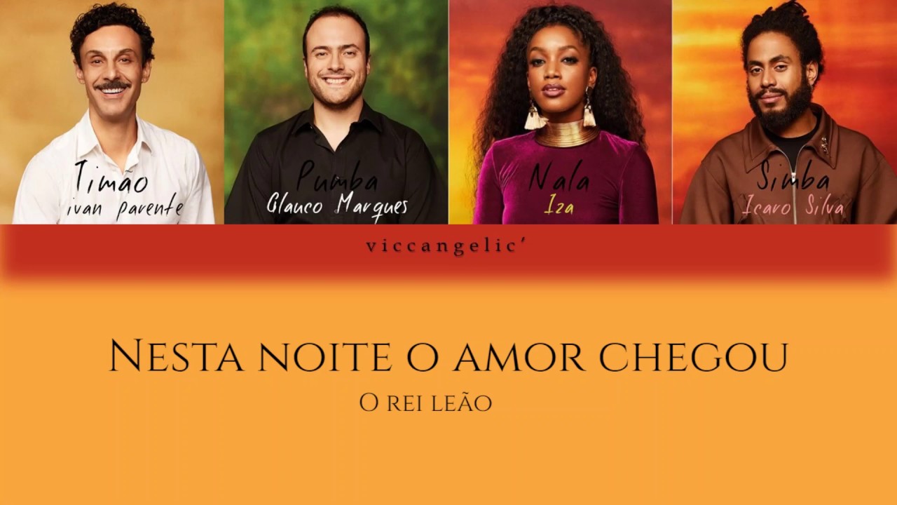 Nesta noite o amor chegou- letra
