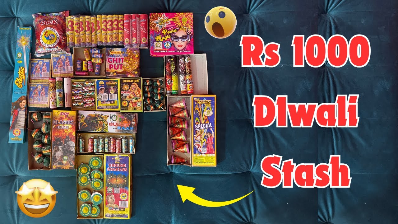 Diwali stash under 1000 | best patakhe under rs 1000 #diwalistash2025 #diwali #diwali2025