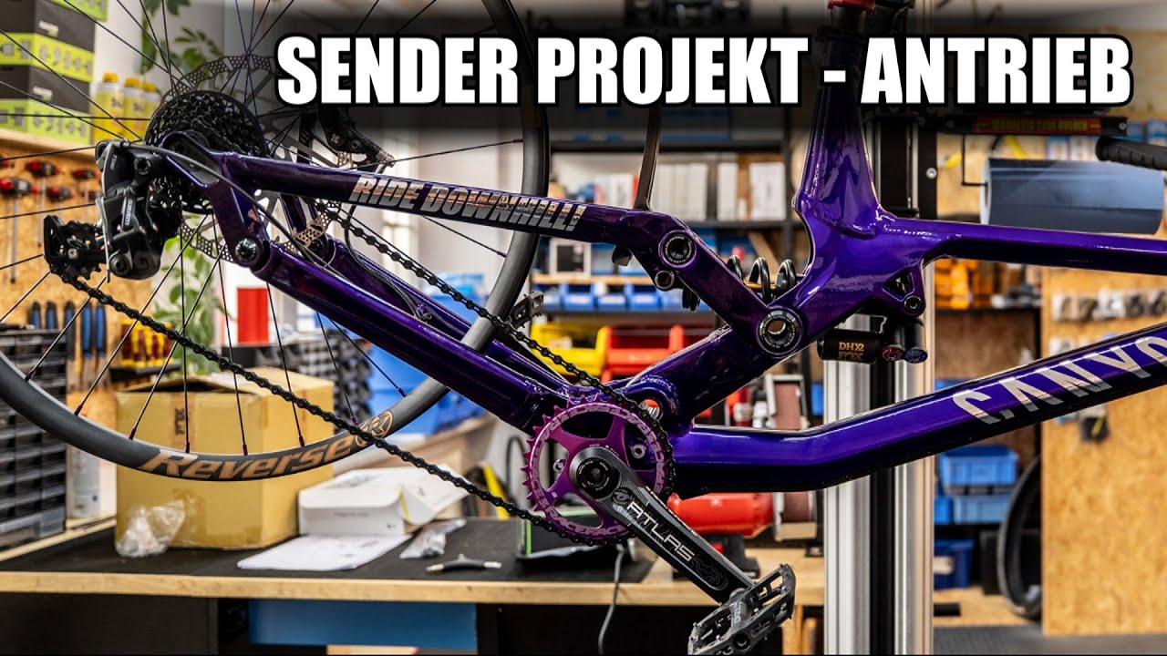 Schaltwerk, Trigger und Kette montieren + einstellen CANYON SENDER PROJEKT