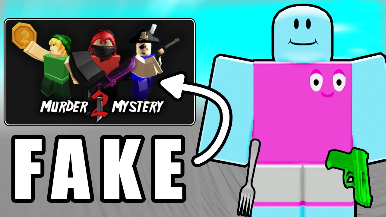 I played FAKE Murder Mystery 2 on ROBLOX..