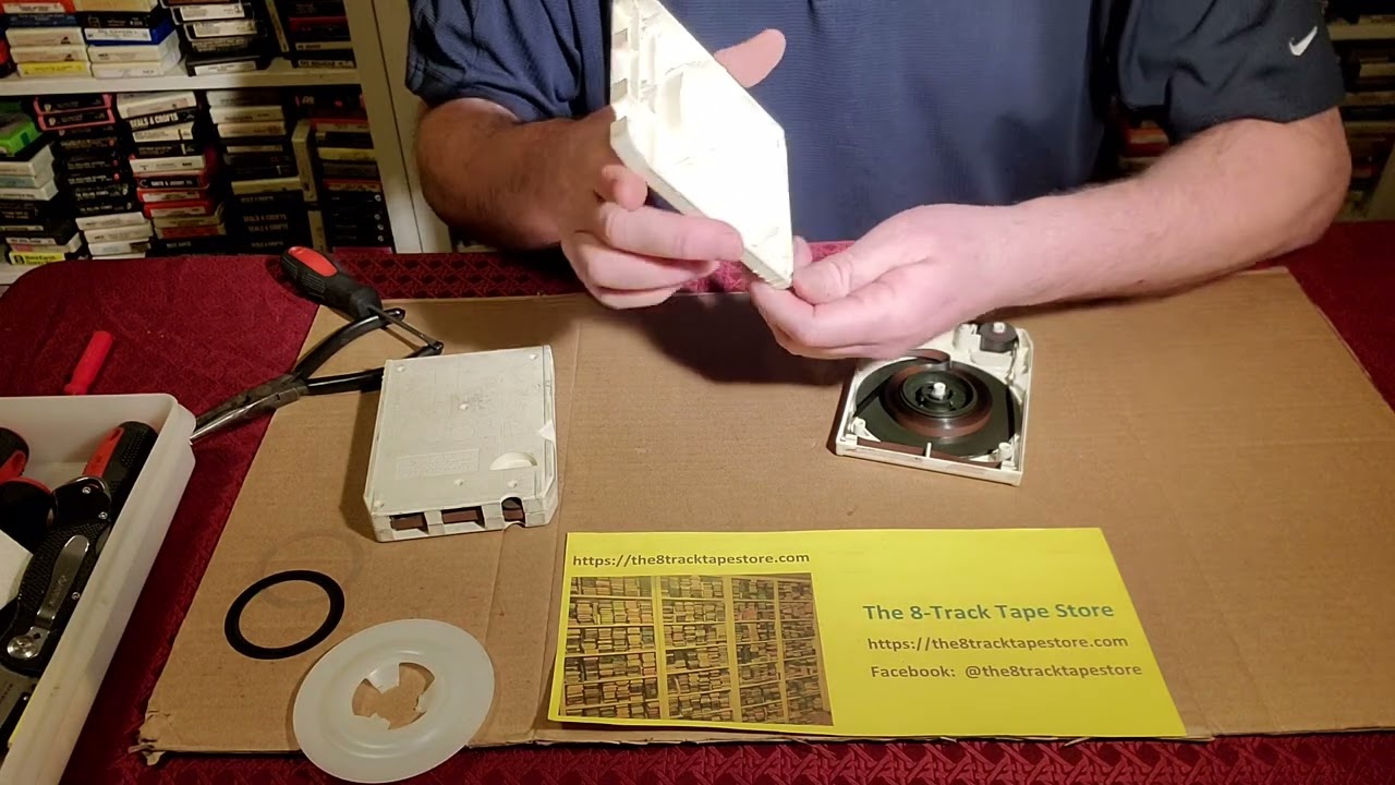 How To Open 8-Track Tapes:  Auto Mate 8 Cartridges
