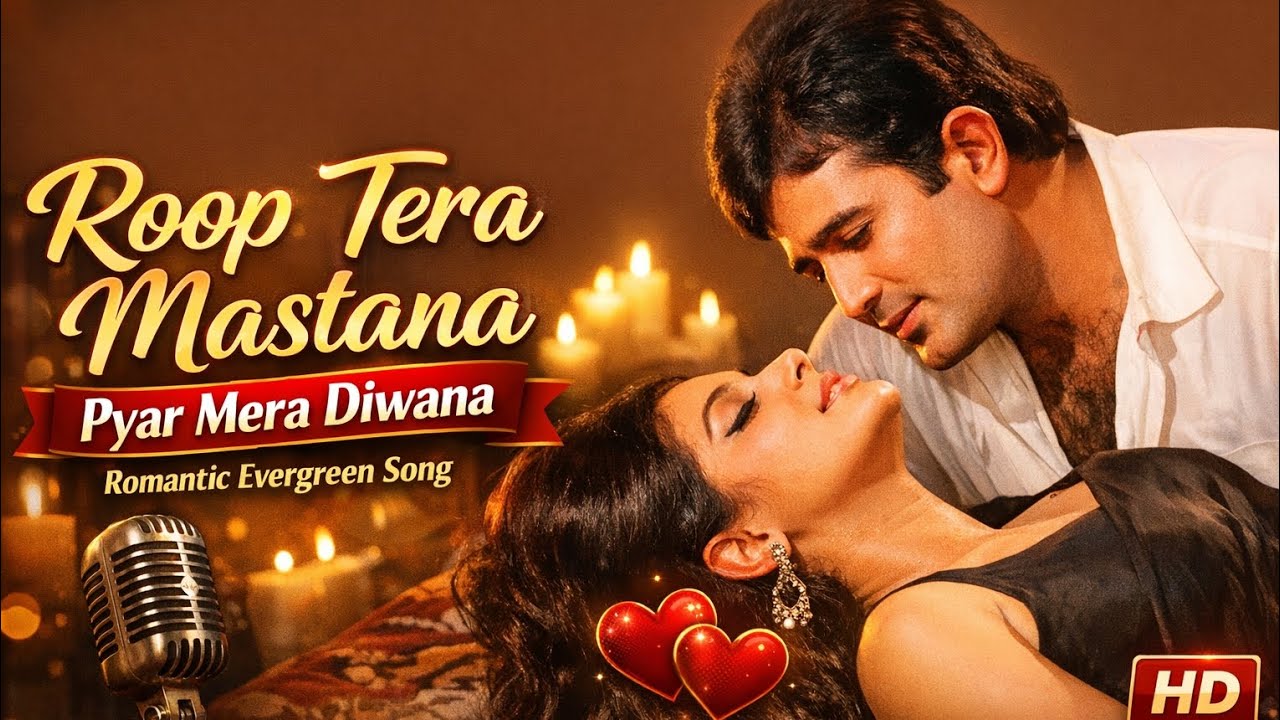 Roop Tera Mastana Pyar Mera Diwana | Romantic Evergreen Song | Classic Bollywood Love Song