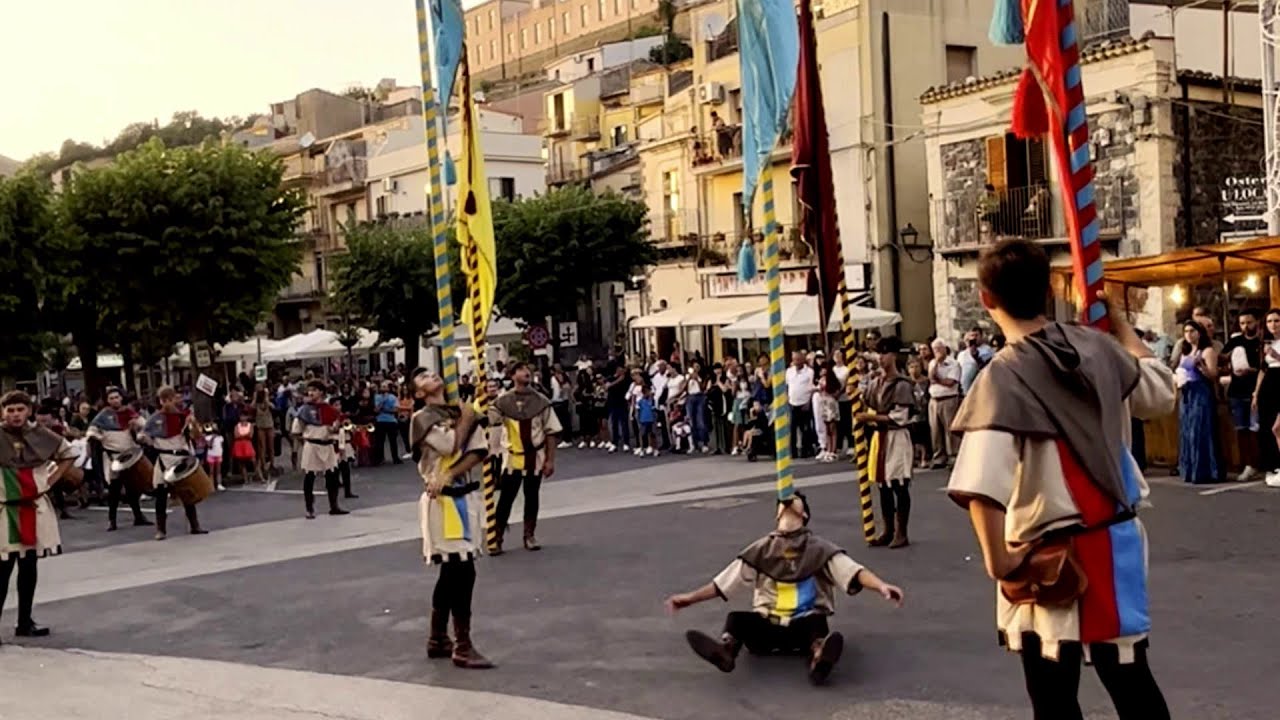 Giocolieri di stendardi e tamburi di Delia - MedFest (Buccheri 2023)