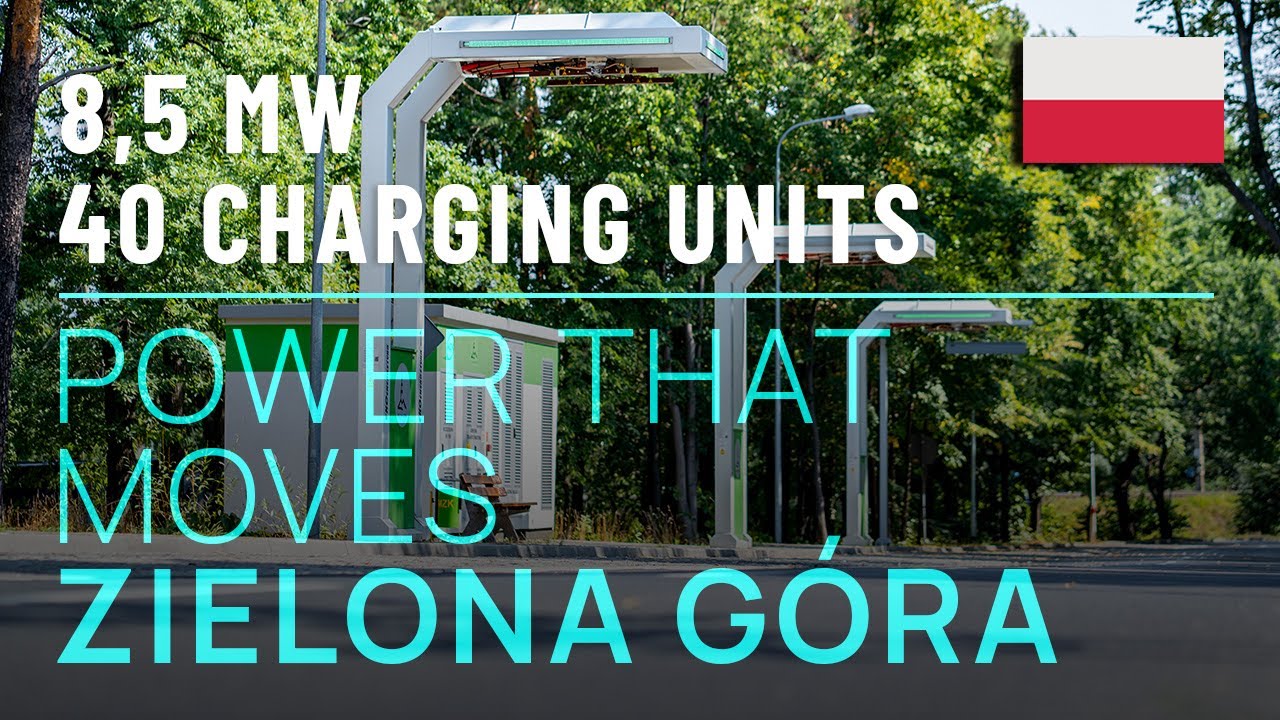 Impressive charging infrastructure in Zielona Góra 🇵🇱 - 40 chargers and 31 pantographs!