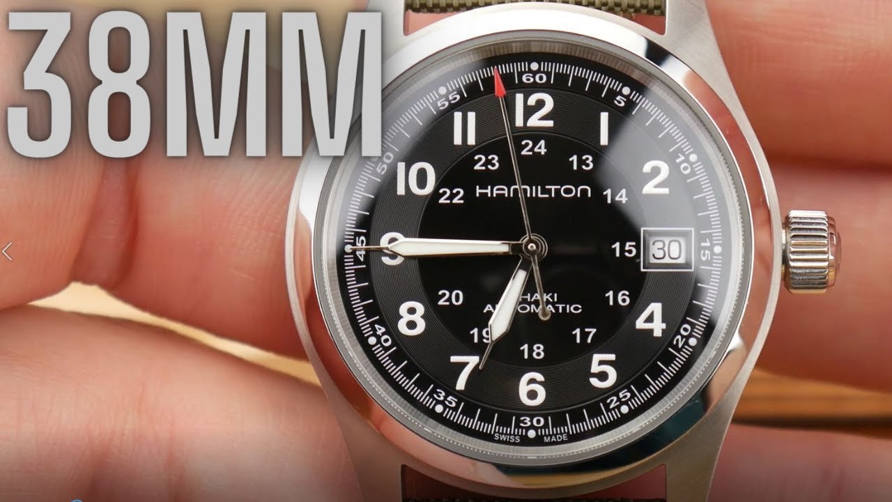 38mm Hamilton Khaki H704450  I  The Swiss Field Watch for Small Wrists