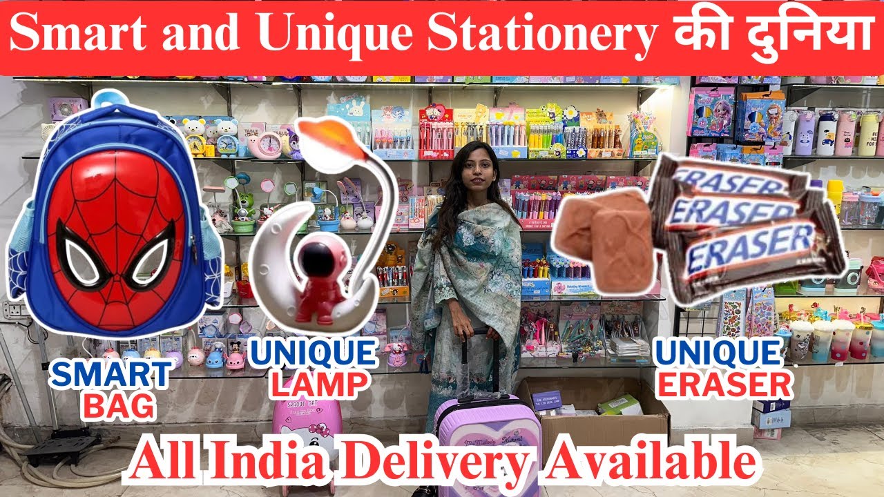 Latest Fancy Stationery for Kids 2025 | Biggest Importer of Unique & Cute Stationery Collection