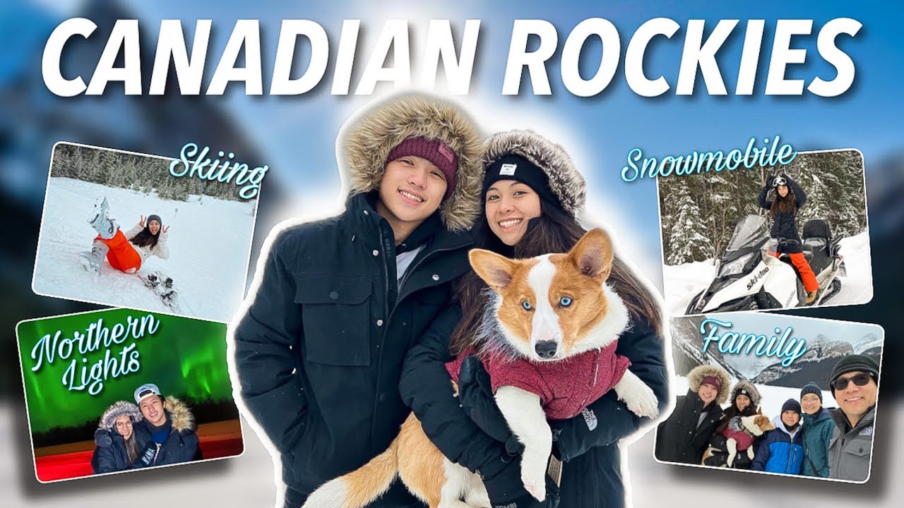 HIS FIRST TIME IN THE SNOW (Canadian Rockies trip with the family!!)