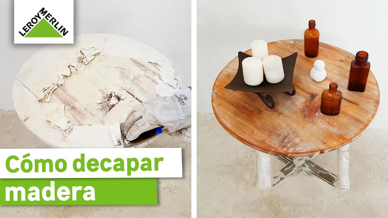 Cómo decapar madera pintada I LEROY MERLIN