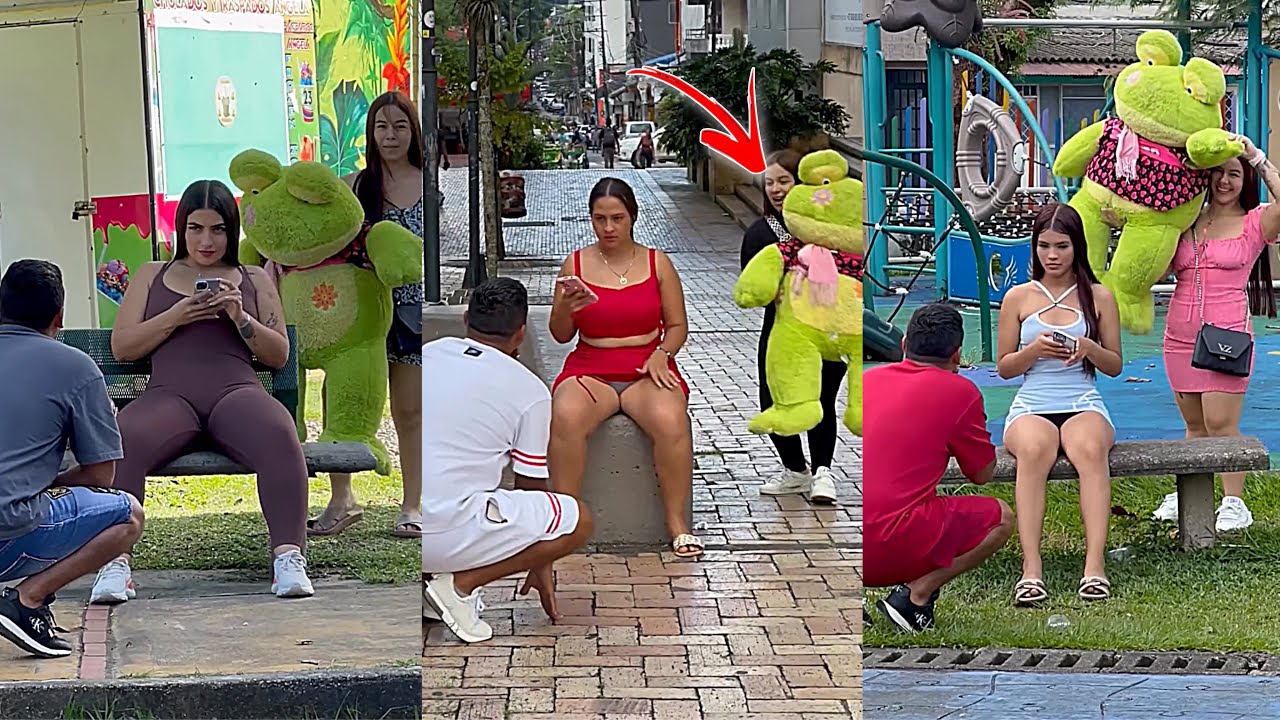 Sentada en el parque y tienes ese sapo grandote pt3 #viralvideo