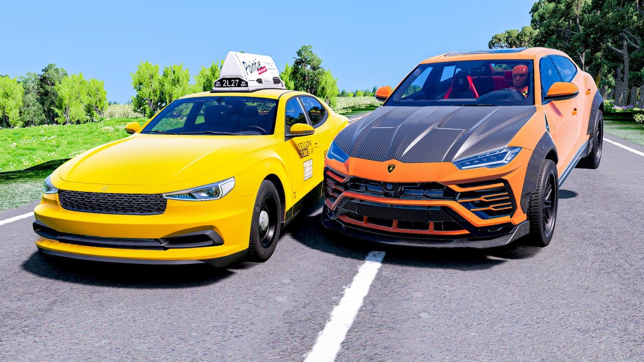 High Speed Traffic Car Crashes #156 - BeamNG Drive | CrashBoomPunk