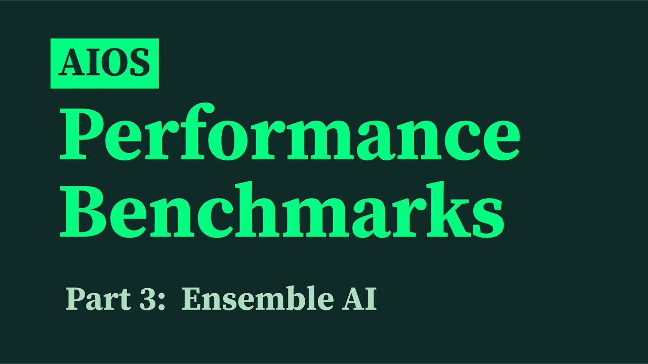 AIOS Performance Benchmarks | Part-3: Ensemble AI (SuperGraph)