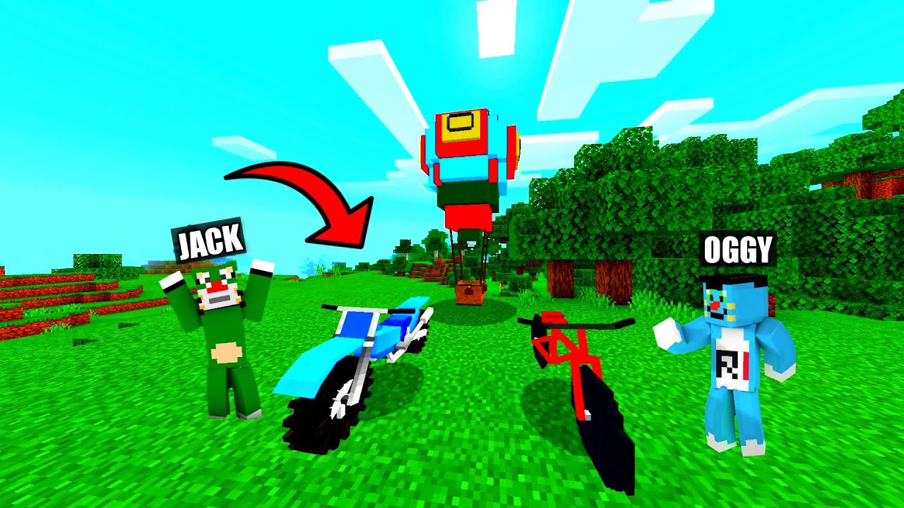 Minecraft | Buying New Bike With Oggy And Jack | Rock Indian Gamer |