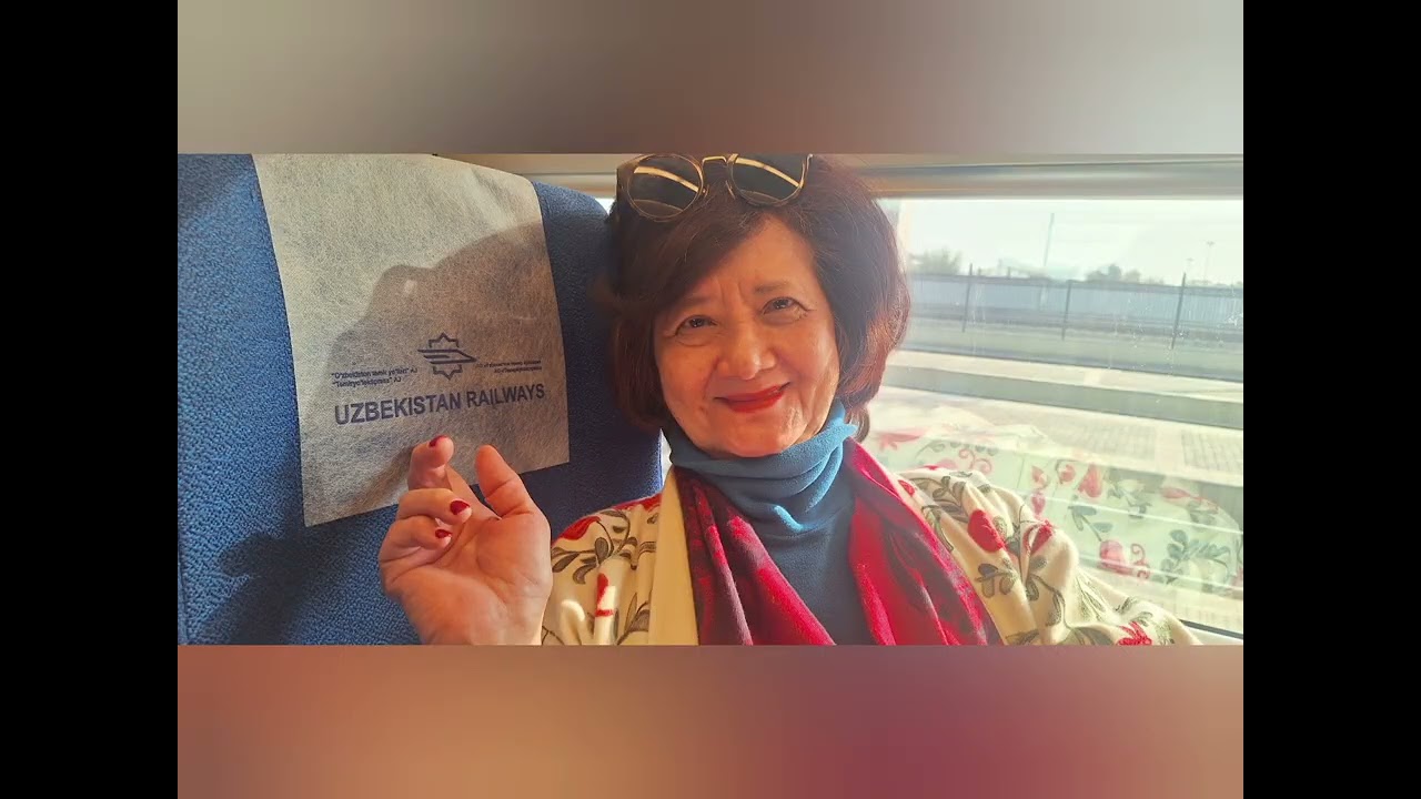 AFROSIYOB train from Samarkand to  Bukhara. 