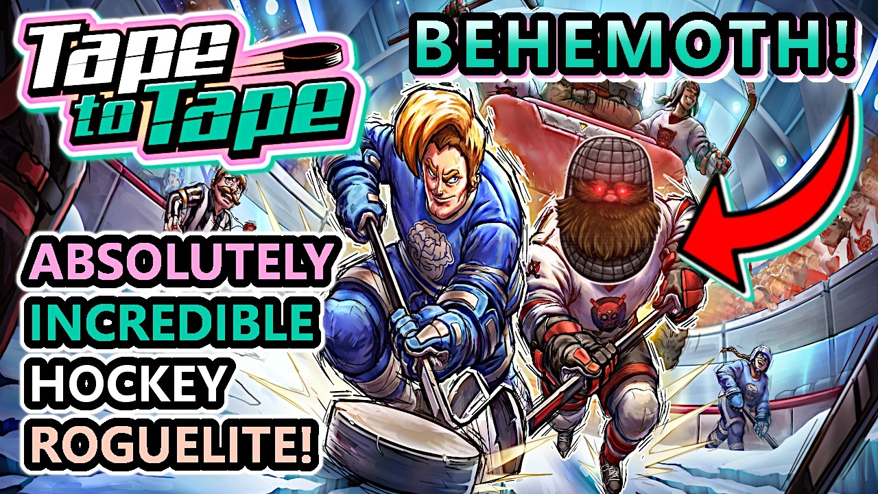 Enjoy The MOST INSANE Player EVER! The BEST Modern Hockey Game Is A Roguelite! | Tape To Tape