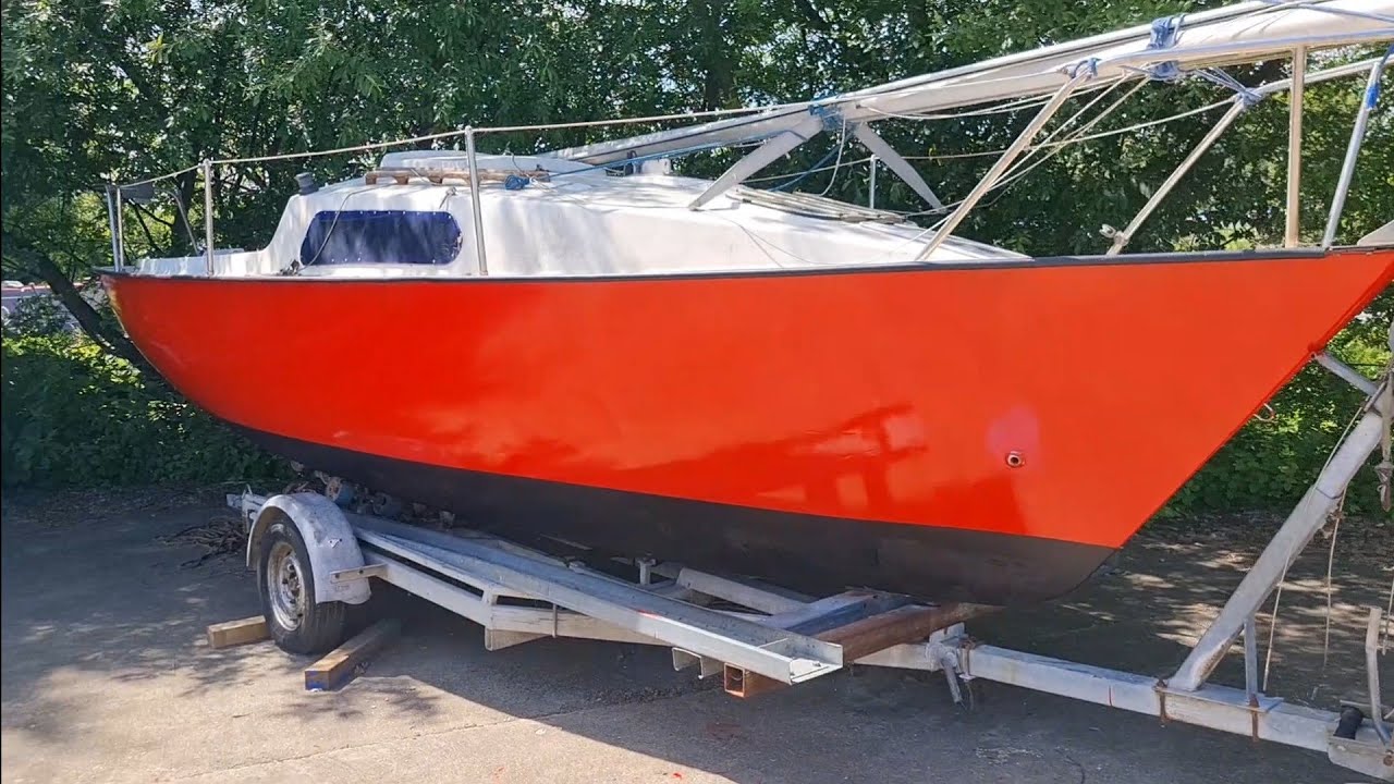 Jaguar 21 Sailing Boat Yacht Project - Part 4 - Antifouling