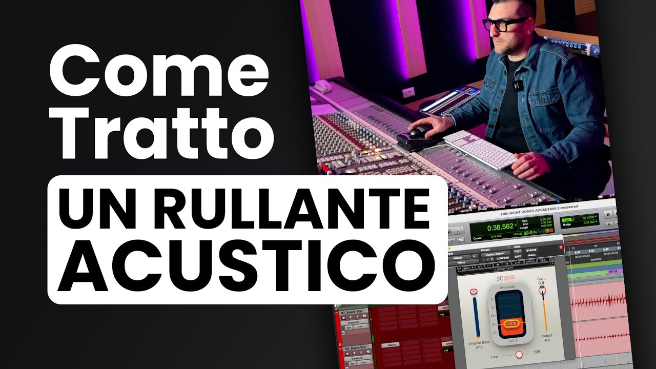 Come tratto un RULLANTE ACUSTICO