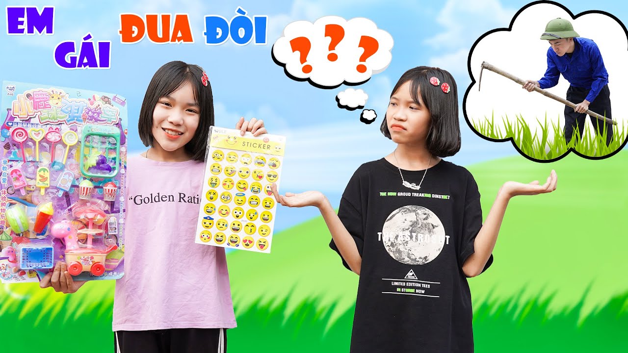 Em Gái Đua Đòi - Chị Dạy Em Phải Biết Thương Bố ♥ Min Min TV Minh Khoa