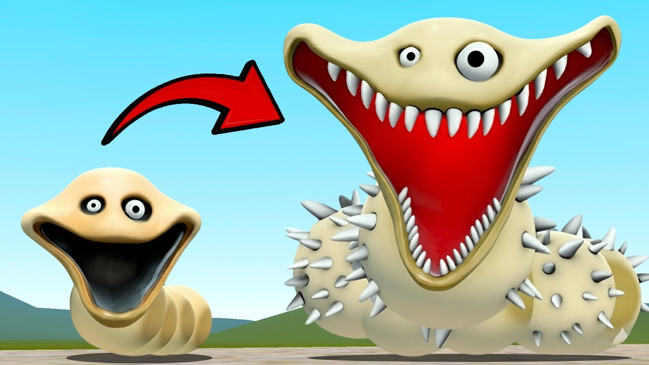 NEW ROBLOX HUNGRY WORM PHASE 2 In Garry's Mod!