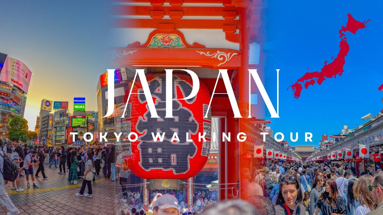 Tokyo Walking Tour 2024 | Explore the heart of Japan’s Capital City 🇯🇵