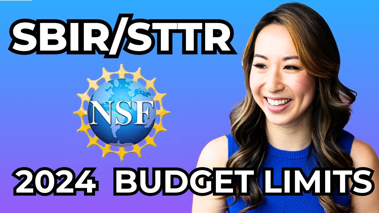 National Science Foundation (NSF) SBIR/STTR Phase I & II Budgeting in 2024