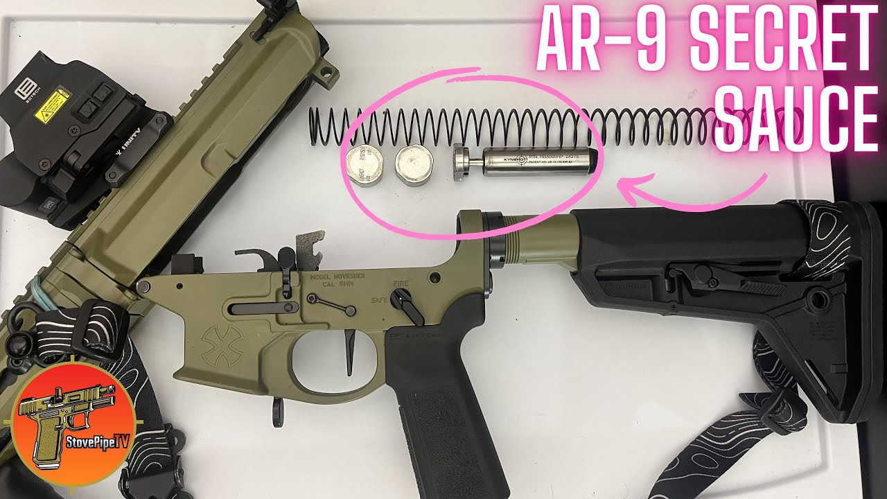 ЗАСТАВЬТЕ СВОЮ AR-9 СТРЕЛЯТЬ КАК МАСЛО (СИСТЕМА МЯГКОЙ ОТДАЧИ)