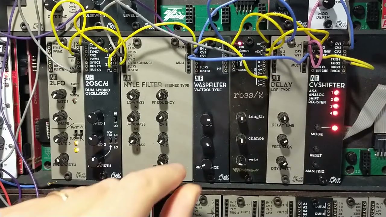 Jam with #AEModular #synthesizer #modular #synth #dawless - gen7