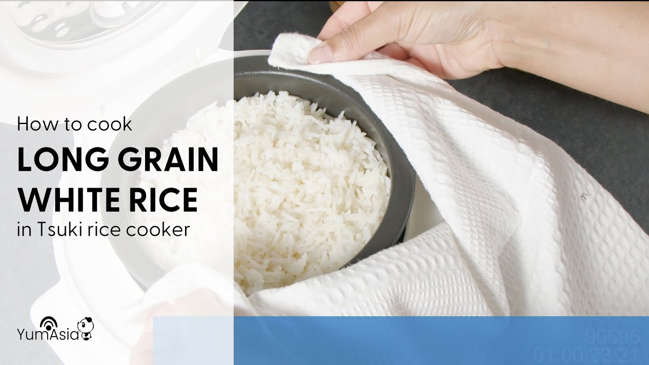 How To Cook Long Grain White Rice In The Tsuki Mini Rice Cooker