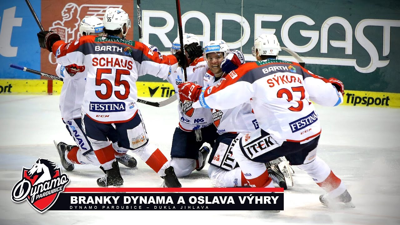 Obrat Dynama a závěrečná oslavy výhry nad Duklou Jihlava