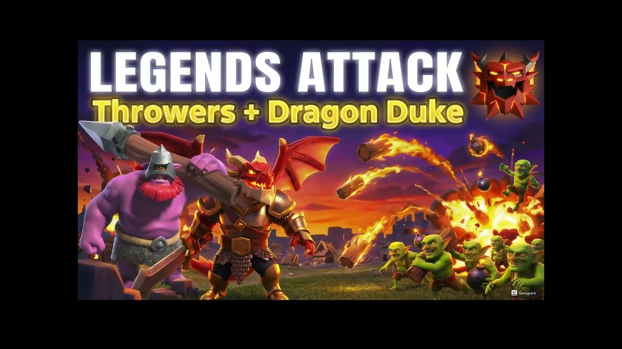 Dragon Duke + Throwers Just BROKE Legends League! 😱 CWL Recap | Clash of Clans