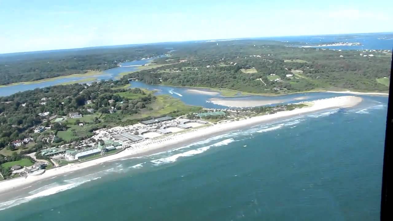 Helicopter tour over Newport RI
