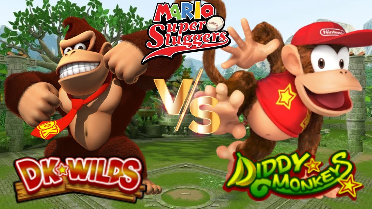 Super Mario Sluggers - Season 10 Game 6 DK vs Diddy [DK Jungle Day]