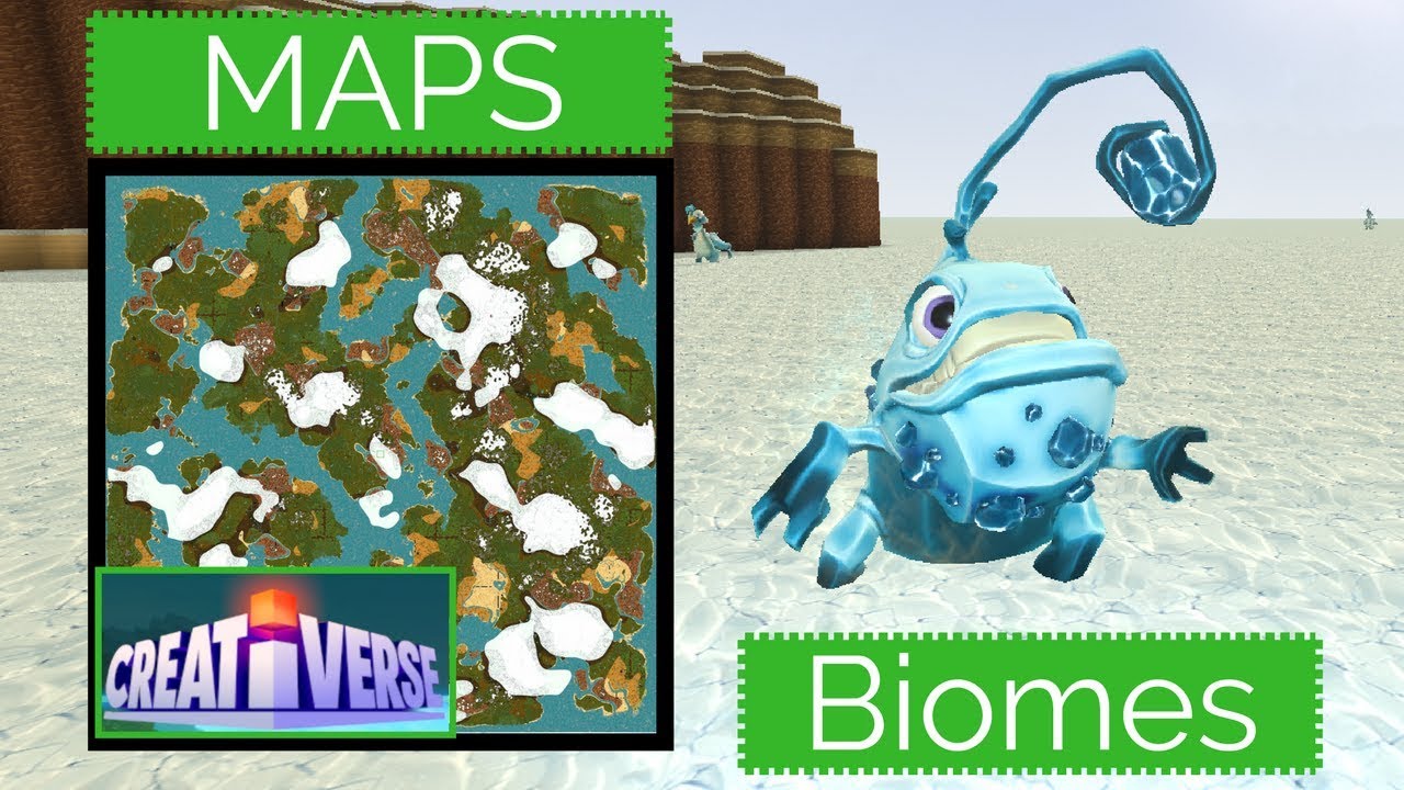 Creativerse Game World Maps And Biomes