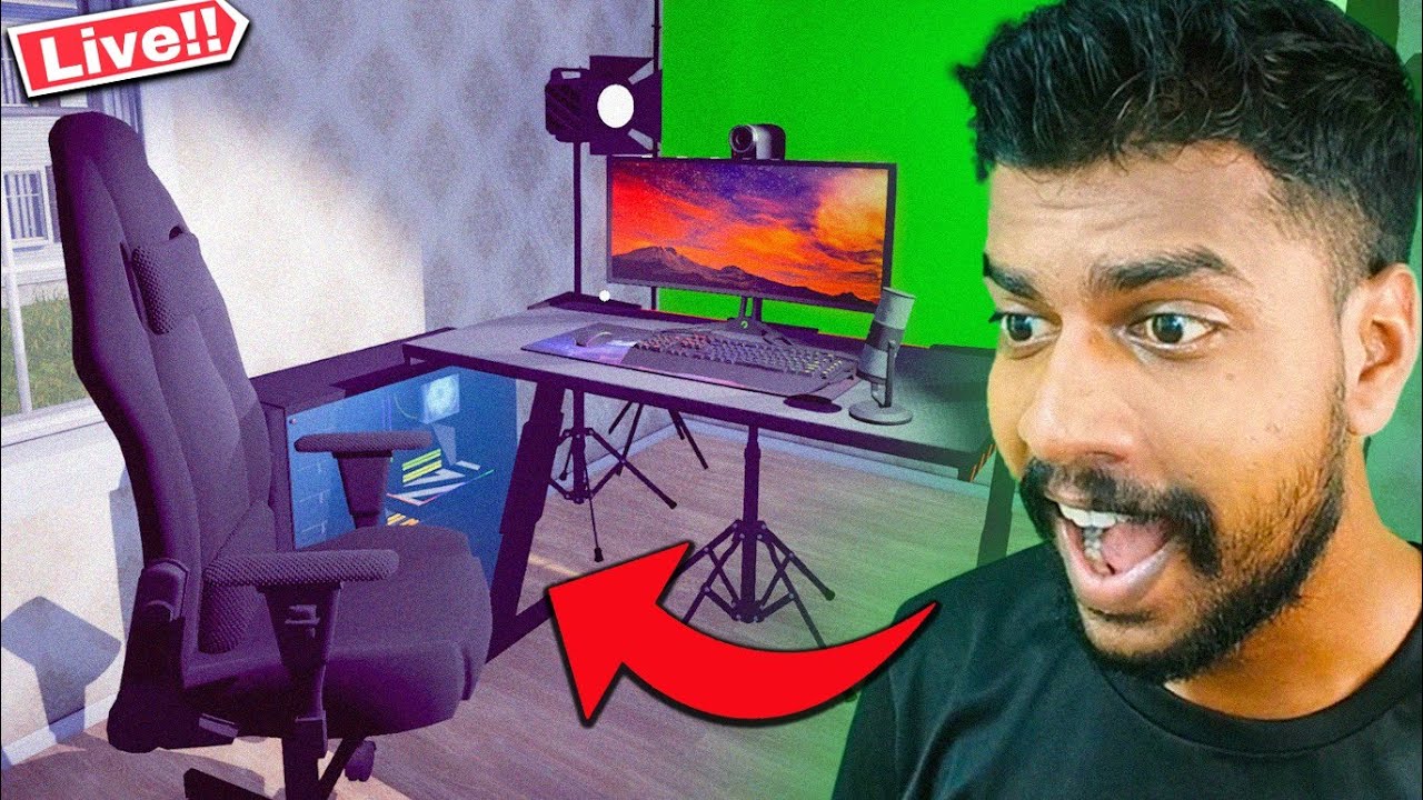 Becoming a Full Time Streamer 🤑 !! Steamer Life Simulator Malayalam