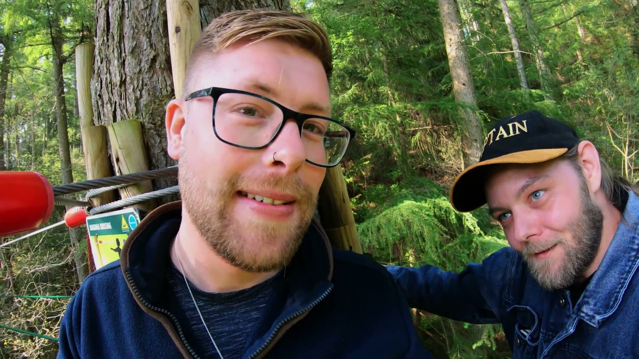 Go Ape! Dalby forest! Treetop Challenge With Anthony! 2021