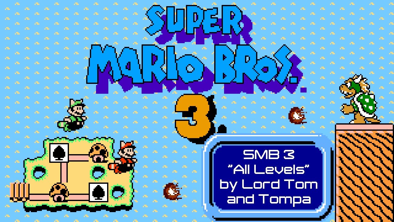 TASBot plays SMB3 100% by Lord Tom and Tompa - every level played faster than humanly possible