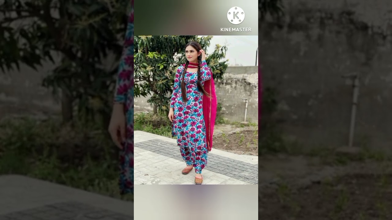 Latest printed suit for summer//2022 ke stylish suit design @clothesfashion2129