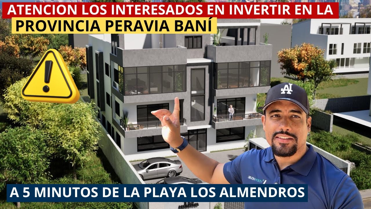 PROYECTO DE APARTAMENTOS EN CONSTRUCCION EN BANÍ A 5 MINUTOS DE LA PLAYA LOS ALMENDROS