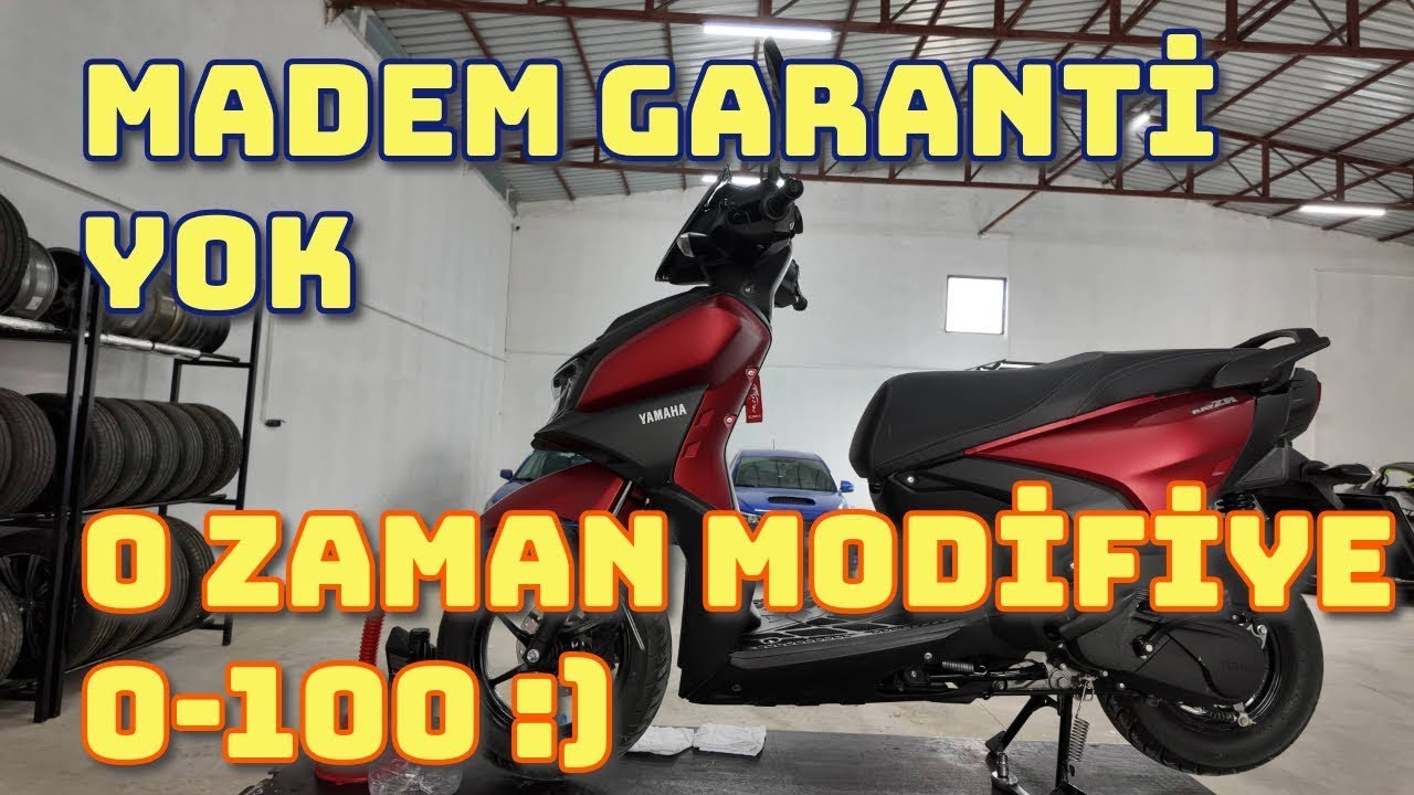 Garanti Yoksa Modifiye Var! Yamaha RayZR 125cc