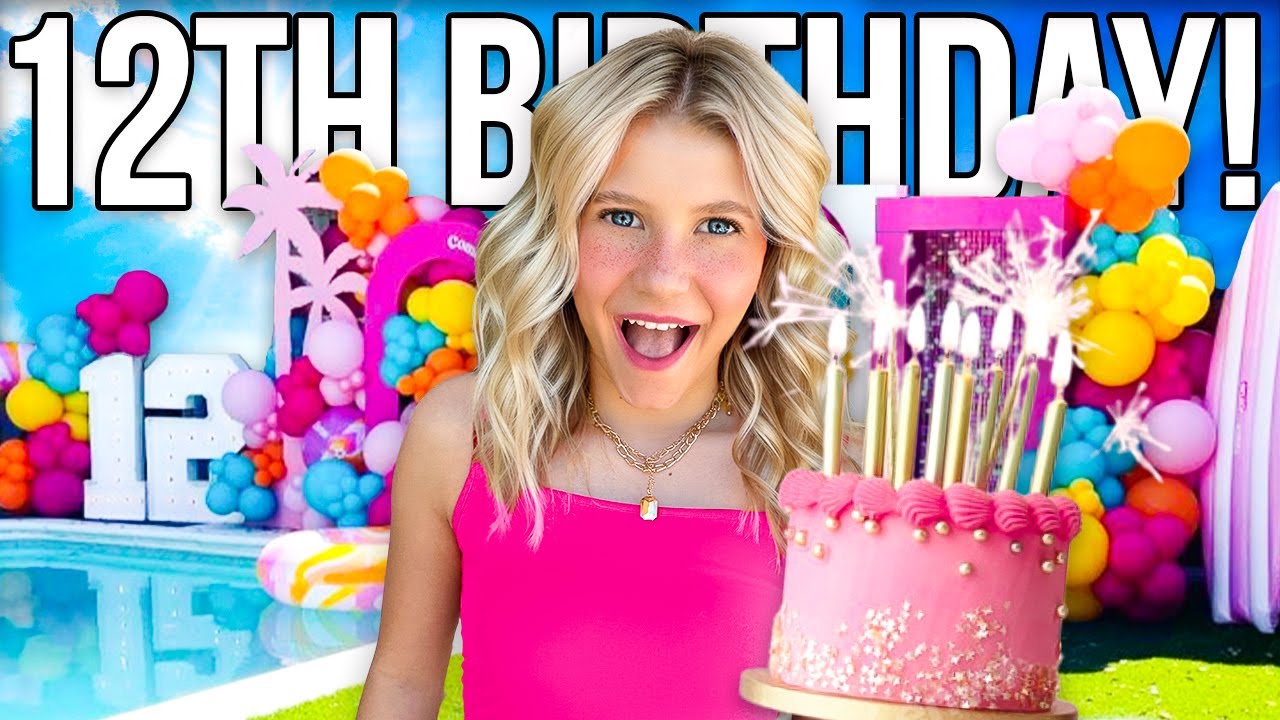MY DAUGHTERS DREAM 12th BIRTHDAY!! 🩷 🎀