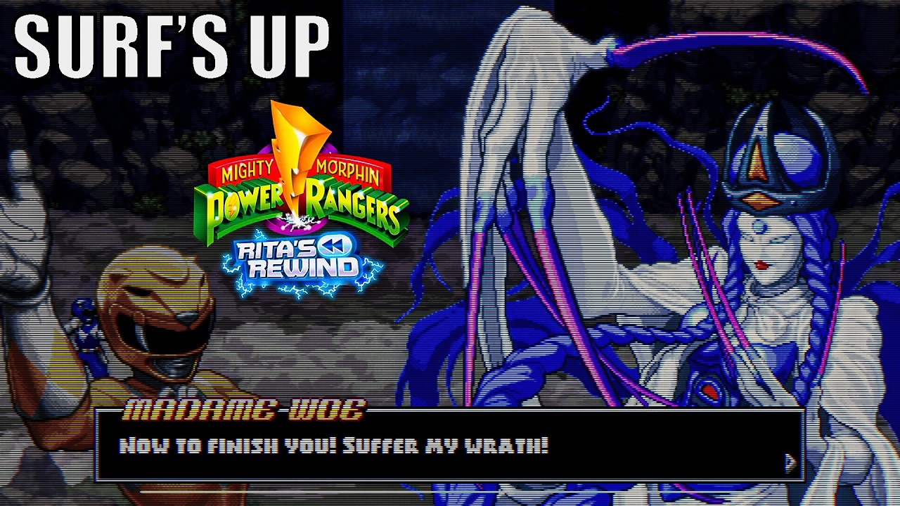 AVOID MADAME WOE'S WAVES | Mighty Morphin Power Rangers: Rita's Rewind | Surf's Up Trophy