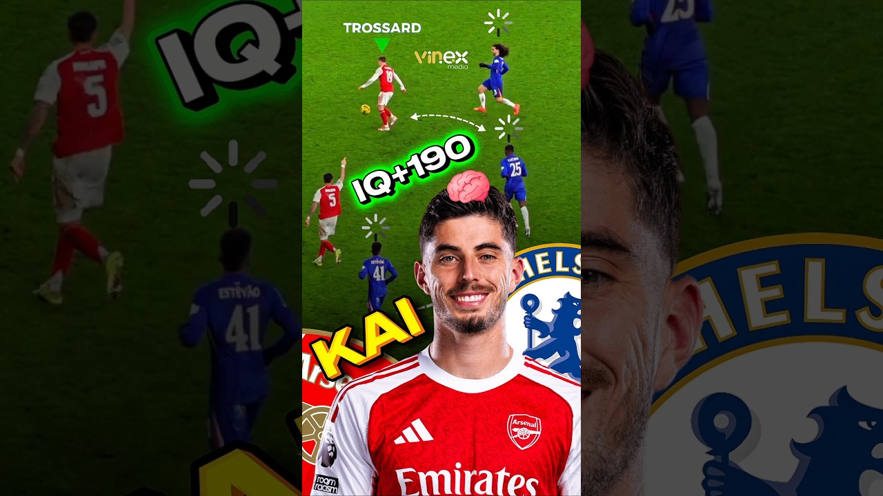 Kai Havertz Goal Arsenal vs Chelsea #kaihavertz #arsenal #chelsea #carabaocup #shortvideo #arteta