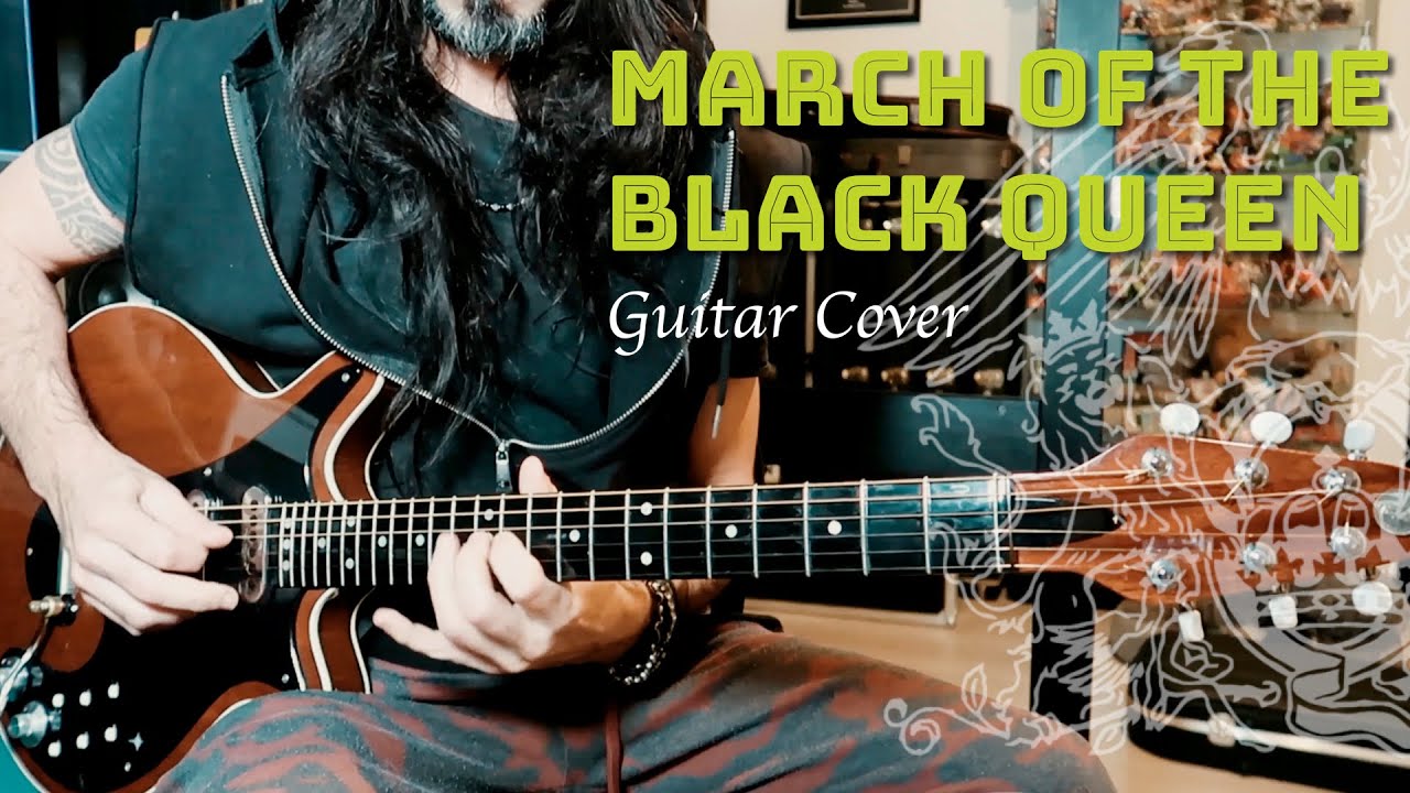 March of the black queen guitar cover Red special